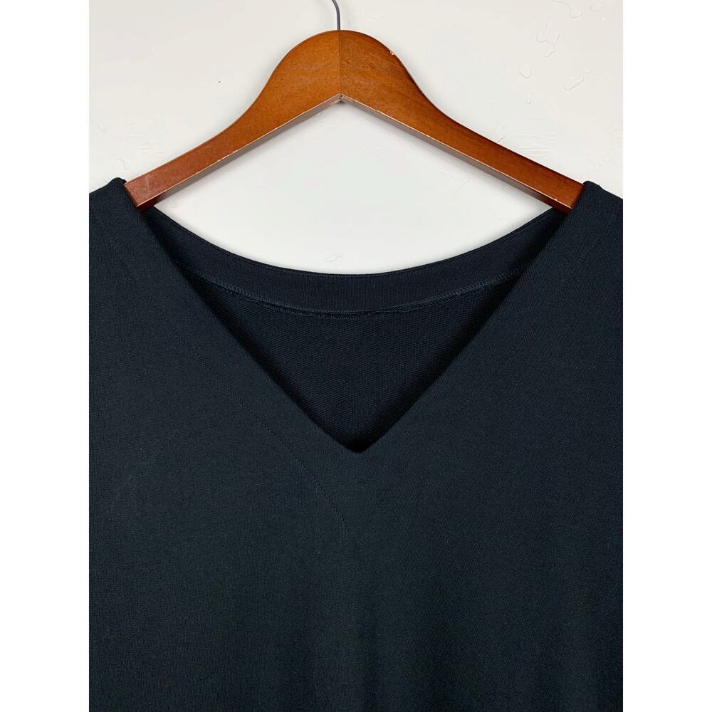 Kowtow Dress Black Organic Cotton Oversized Short Sleeves Pockets Women's S - Picture 2 of 6